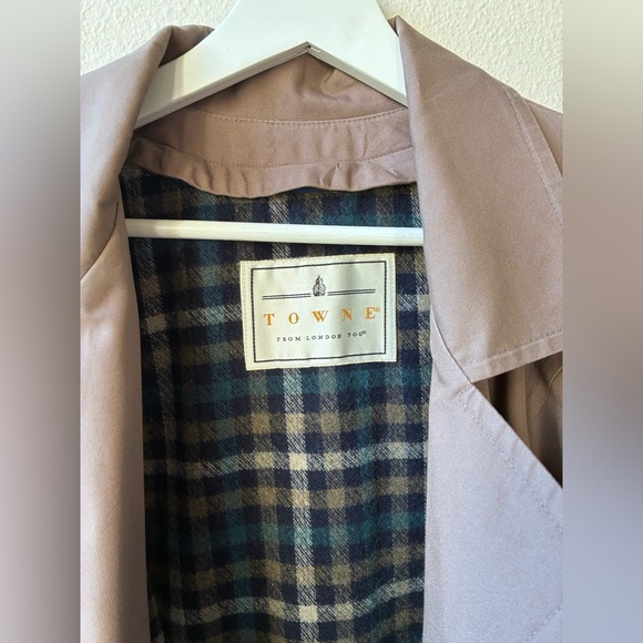 London Fog Brown Trench Coat (Size:10) - Picture 5 of 16